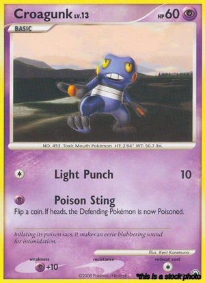 60/100 Croagunk Common Normal