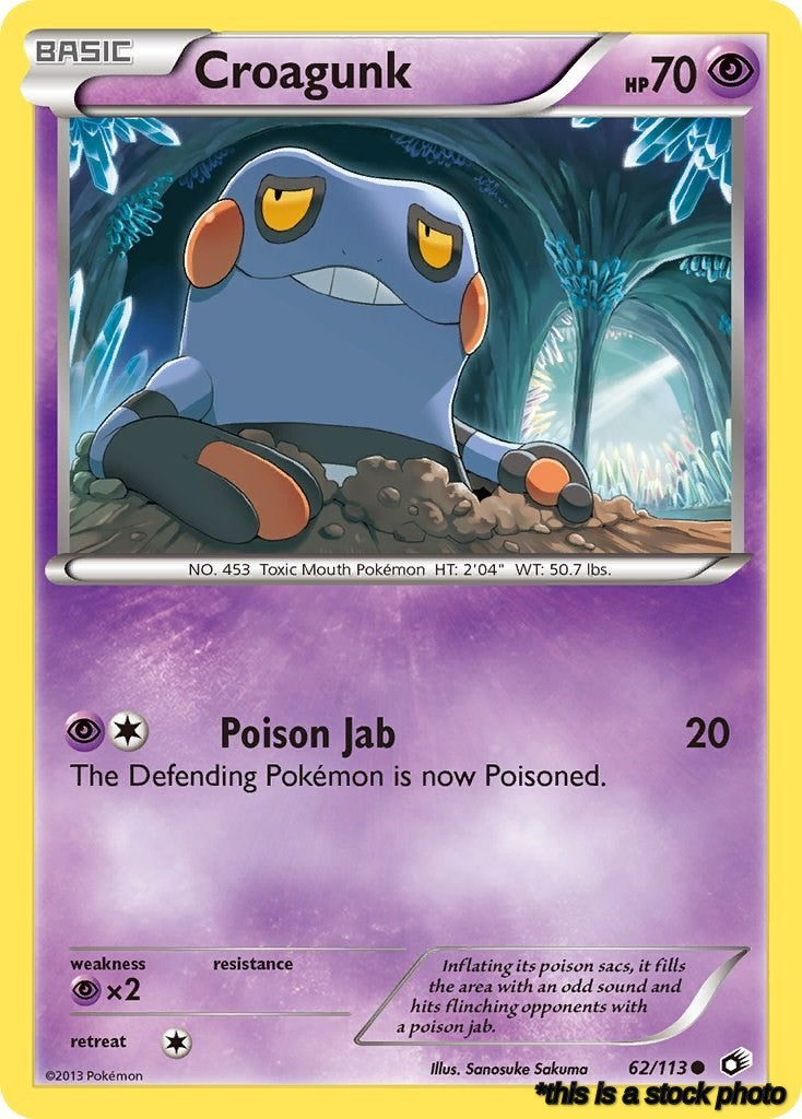 Common Croagunk [62/113 Lightly Played ]