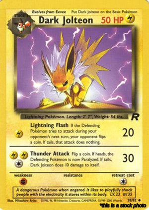 38/82 Dark Jolteon Uncommon Unlimited