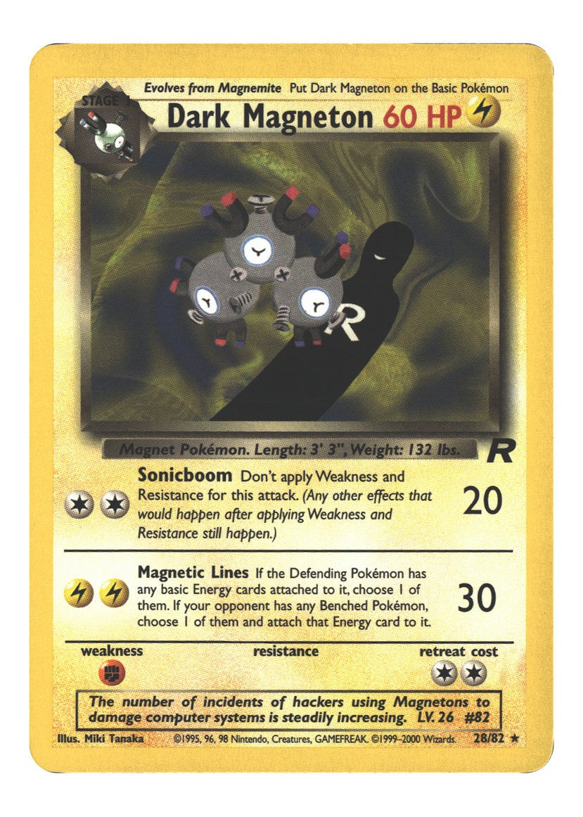28/82 Dark Magneton (28) Rare Unlimited Lightly Played