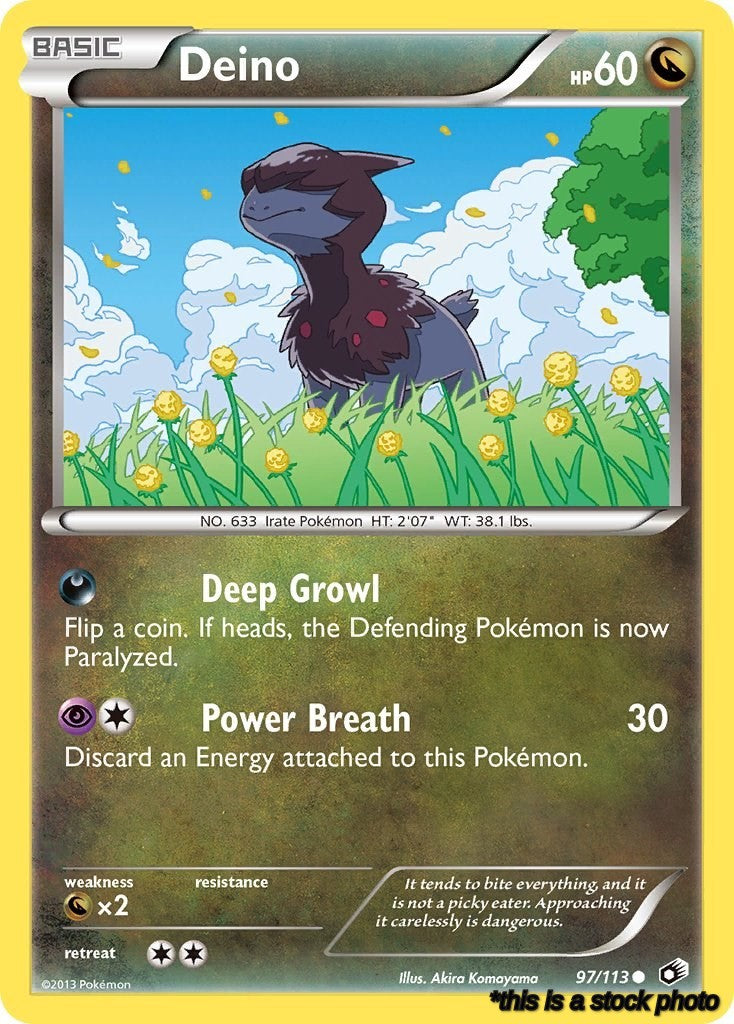 Normal Deino [97/113 Lightly Played ]