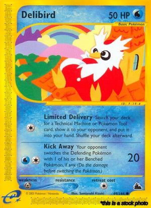 Reverse Holofoil Delibird [049/144 Moderately Played ]
