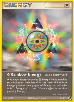 Uncommon Delta Rainbow Energy [88/101 Near Mint ]