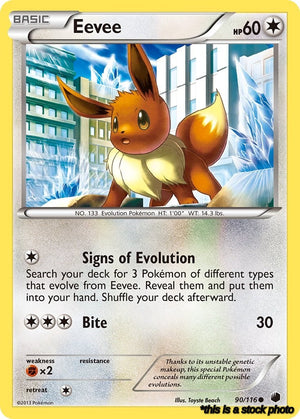 Normal Eevee (90) [90/116 Moderately Played ]