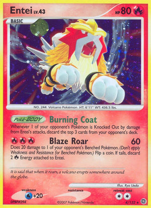 Holo Rare Entei [4/132 Near Mint ]