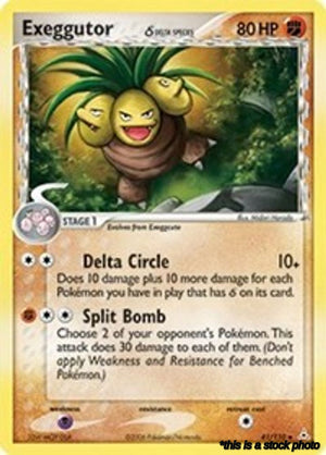 Uncommon Exeggutor (Delta Species) [41/110 Near Mint ]