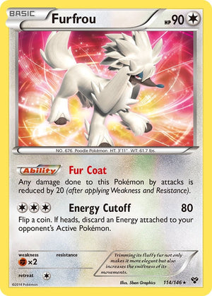 Holo Rare Furfrou [114/146 Near Mint ]