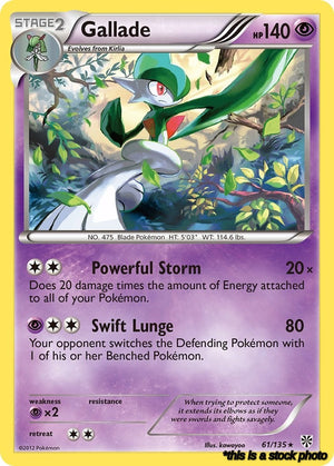 Holofoil Gallade [61/135 Lightly Played ]