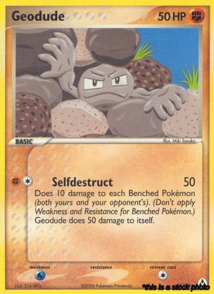53/92 Geodude Common Reverse Holofoil