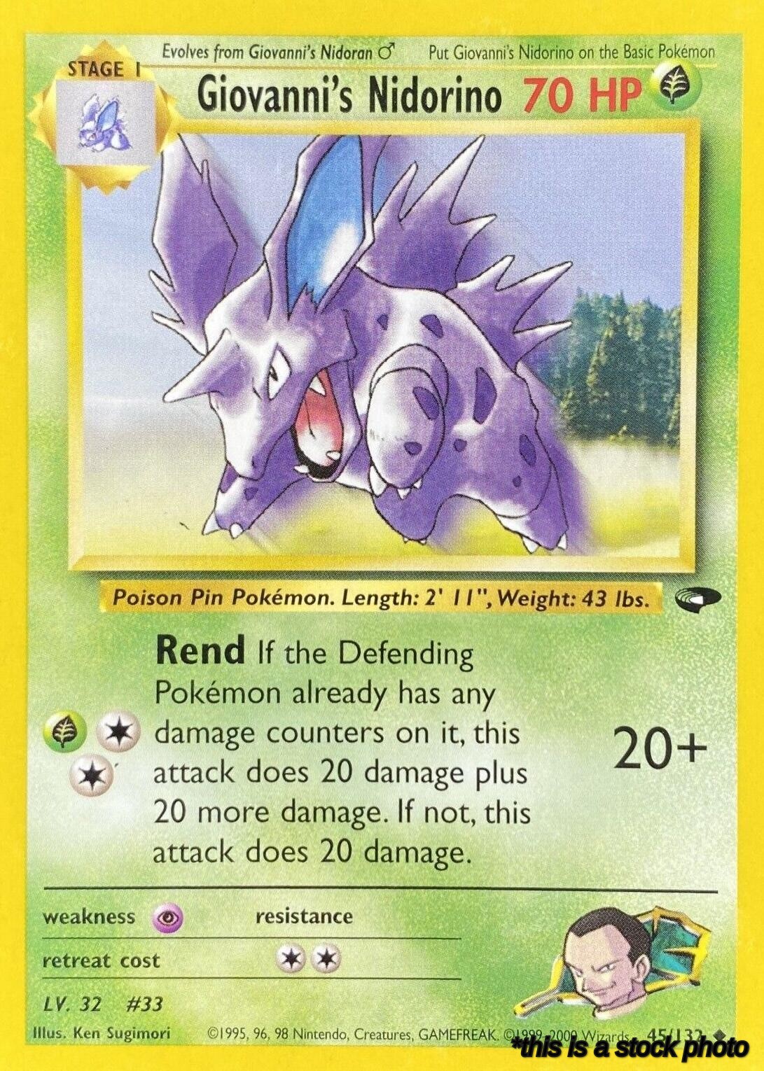 Giovanni's Nidorino
