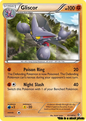 81/149 Gliscor Holo Rare Holofoil