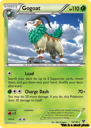 Reverse Holofoil Gogoat [19/146 Lightly Played ]