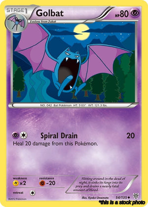 Normal Golbat [54/135 Lightly Played ]
