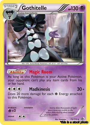 Holofoil Gothitelle [72/113 Near Mint ]