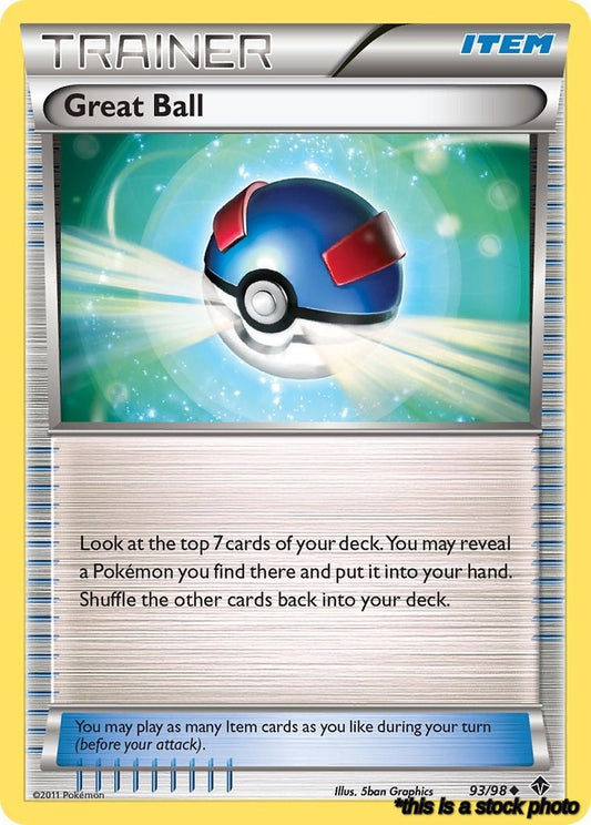 Uncommon Great Ball [93/98 Near Mint ]