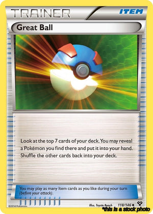 Reverse Holofoil Great Ball [118/146 Lightly Played ]