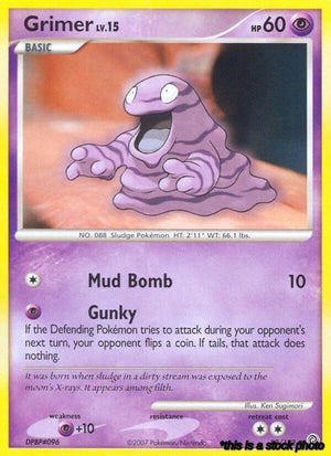 88/132 Grimer Common Reverse Holofoil Near Mint