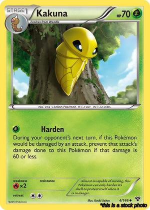4/146 Kakuna Uncommon Reverse Holofoil