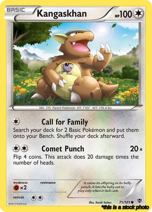 Common Kangaskhan [71/101 Moderately Played ]