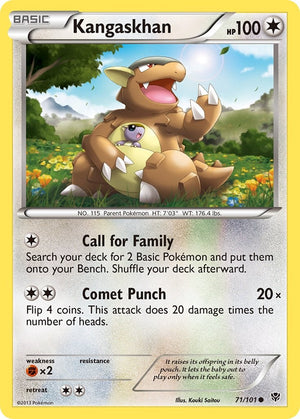 Common Kangaskhan [71/101 Moderately Played ]