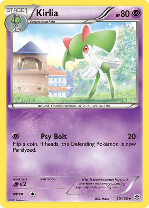Uncommon Kirlia [60/135 Lightly Played ]