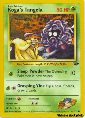 081/132 Koga's Tangela Common Unlimited