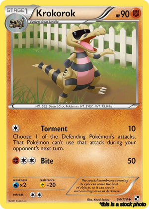 64/114 Krokorok Uncommon Normal