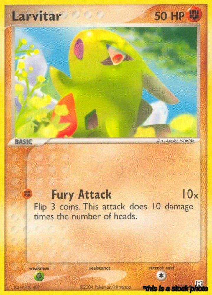 Common Larvitar - 062/109 [62/109 Near Mint ]