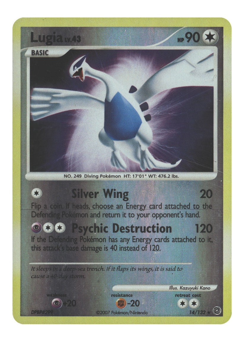 14/132 Lugia Holo Rare Reverse Holofoil