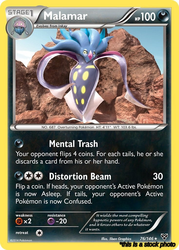 76/146 Malamar (76) Rare Reverse Holofoil