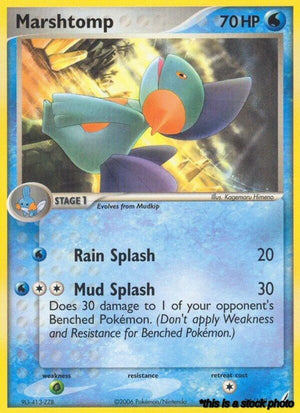 24/100 Marshtomp Rare Reverse Holofoil