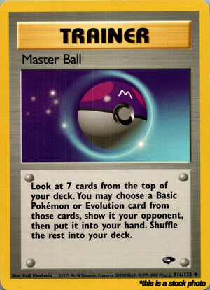 116/132 Master Ball Uncommon Unlimited