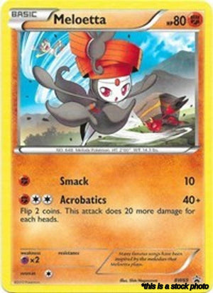 BW69 Meloetta Promo Normal
