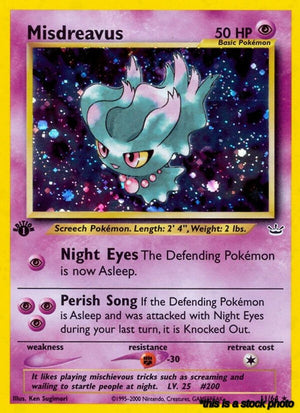 Unlimited Holofoil Misdreavus [11/64 Lightly Played ]