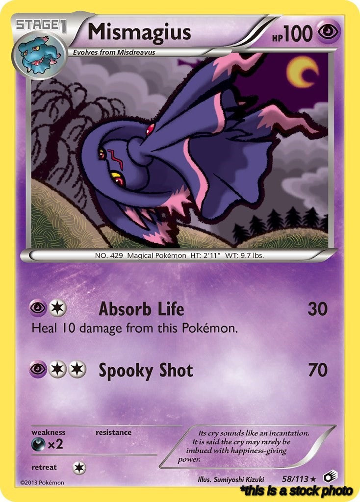 Rare Mismagius [58/113 Lightly Played ]