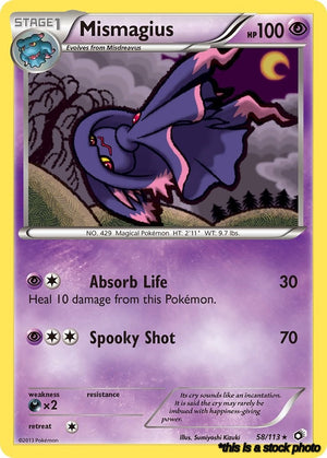 Rare Mismagius [58/113 Lightly Played ]