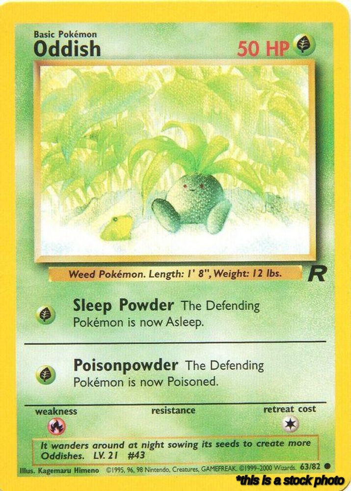 63/82 Oddish Common Unlimited