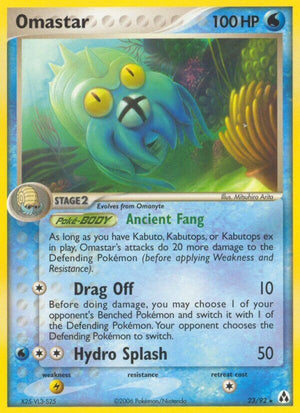 Rare Omastar [23/92 Lightly Played ]