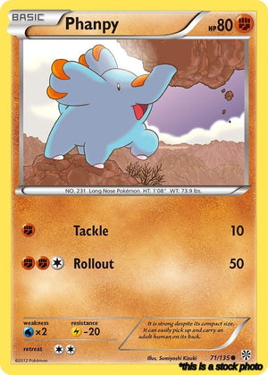 Normal Phanpy [71/135 Near Mint ]