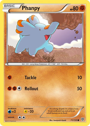 Common Phanpy [71/135 Near Mint ]