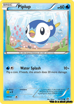 33/113 Piplup Common Normal