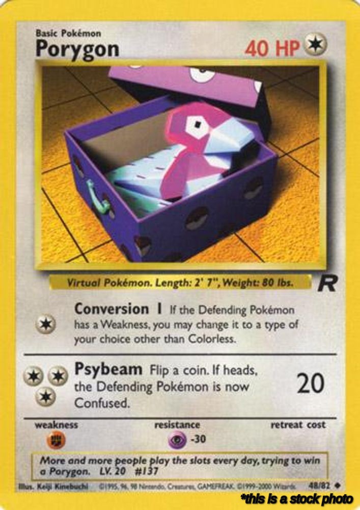 48/82 Porygon Uncommon Unlimited