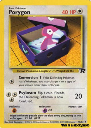 48/82 Porygon Uncommon Unlimited