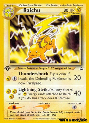 Unlimited Raichu [21/64 Lightly Played ]