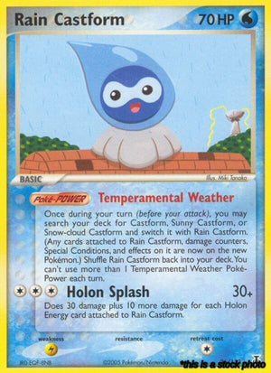 Normal Rain Castform [26/113 Moderately Played ]