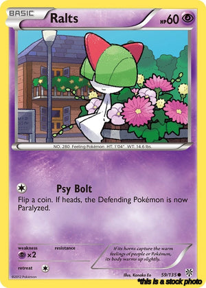 Normal Ralts [59/135 Lightly Played ]