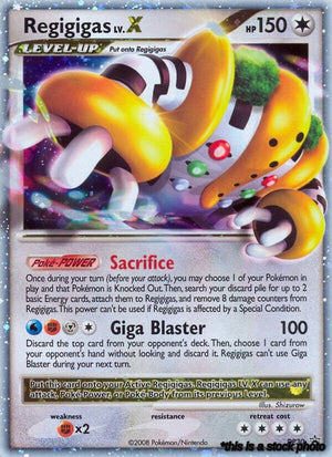 DP30 Regigigas LV.X Promo Holofoil
