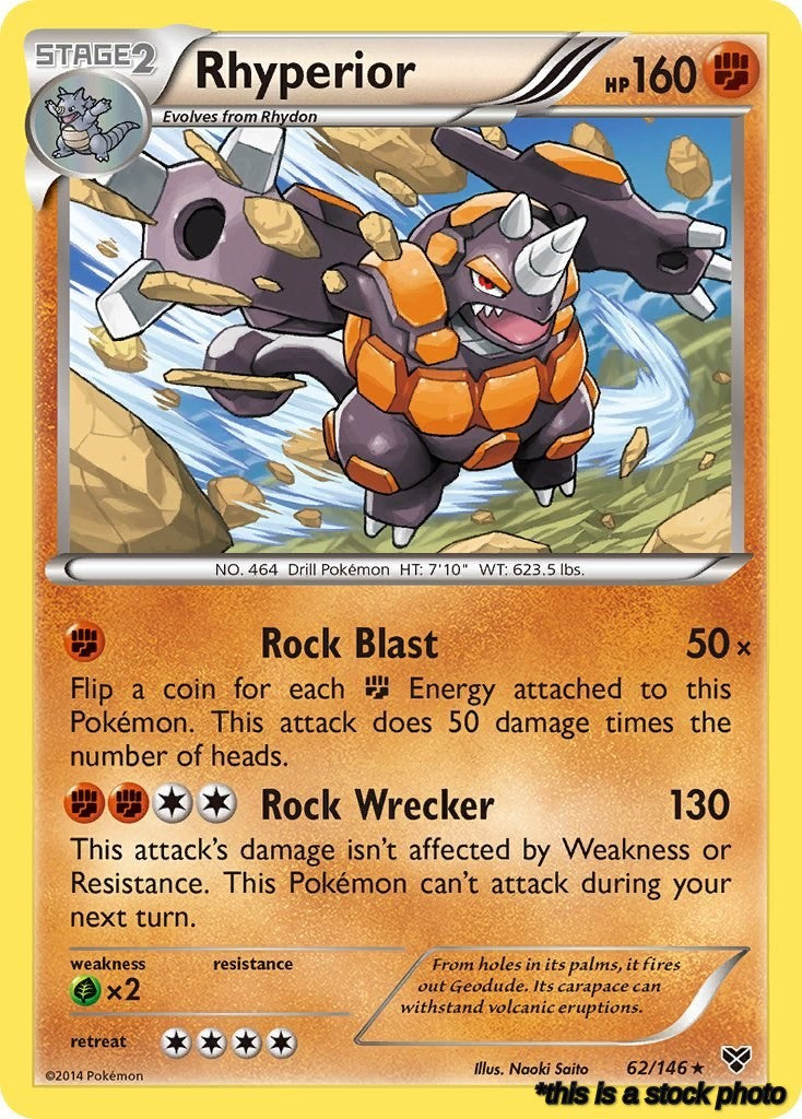 Holofoil Rhyperior [62/146 Lightly Played ]
