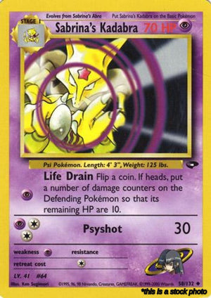 058/132 Sabrina's Kadabra Uncommon Unlimited