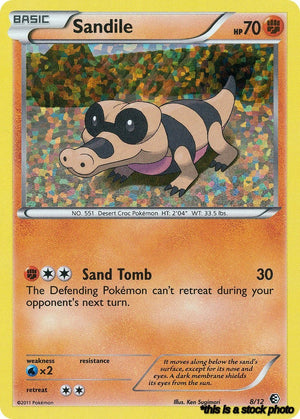 Holofoil Sandile - 8/12 [008/012 Near Mint ]